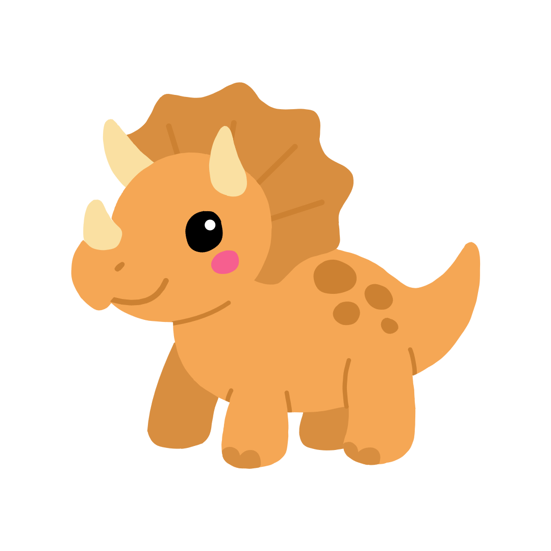 Cera, de oranje triceratops.